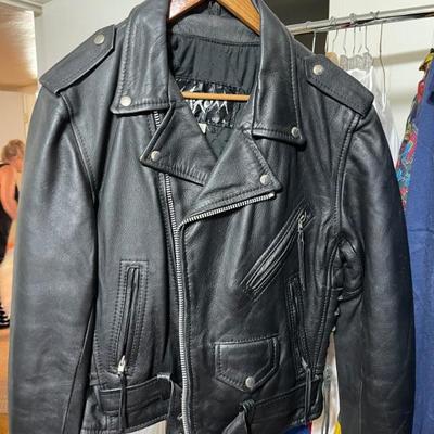 Leather biker 