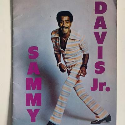 Autographed Sammy Davis Jr. promo book
