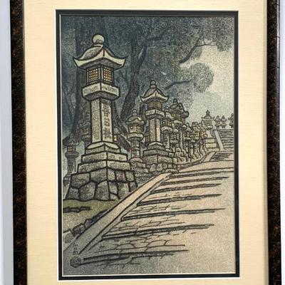 Woodblock print by Nisaburo Ito