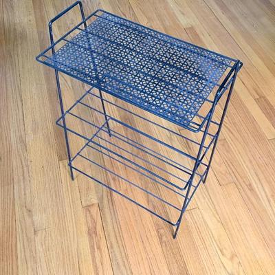 Vtg. wire mesh stand