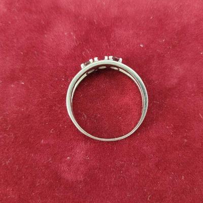 Lot 4f | 10K White Gold Ring With Rubies
