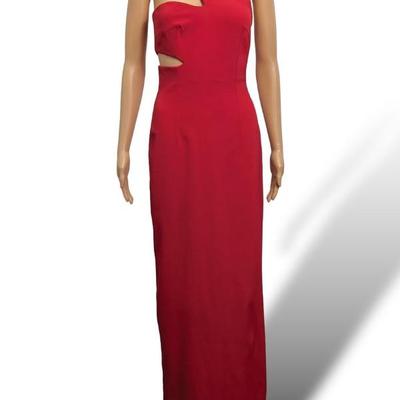 #161 • Malhas Red One Shoulder Cut Out Full Length Dress
https://www.lux.bid