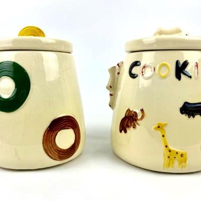 #119 • McCoy Zoo Animals & American Bisque Circle Design Vintage Cookie Jars
https://www.lux.bid
