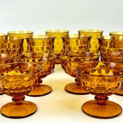 #110 • Whitehall Amber Glasses and Sherbet Dishes - 15 Pieces
https://www.lux.bid