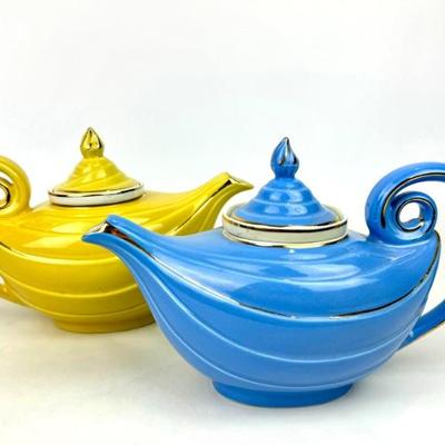 #268 • Hall Aladdin Teapots - Periwinkle & Yellow
https://www.lux.bid