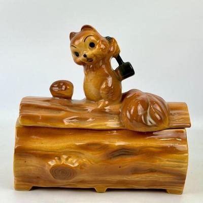 #111 • McCoy Squirrel on a Log Ceramic Cookie Jar
https://www.lux.bid