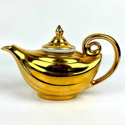 #164 • Hall Pottery Golden Glo Aladdin Teapot
https://www.lux.bid