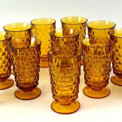 #101 • Amber Whitehall Iced Tea Glasses - Set of 12
https://www.lux.bid