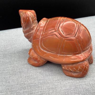 Carved stone turtle