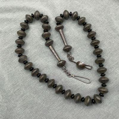 Native American Mercury Dime Necklace. Each "bead" Consists Of 2 Mercury Dimes Formed Together
