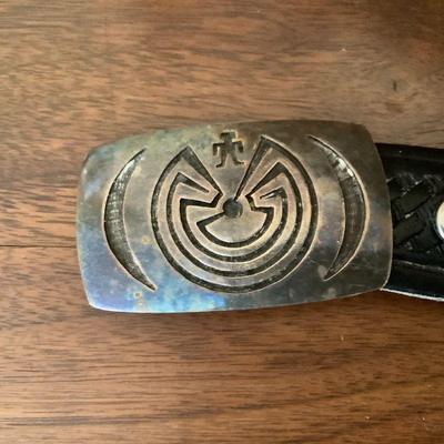 A. Koinva Hopi Belt Buckle 