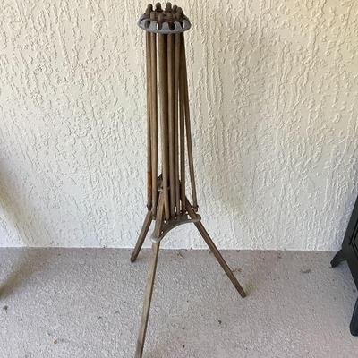 Antique clothes dryer, tripod