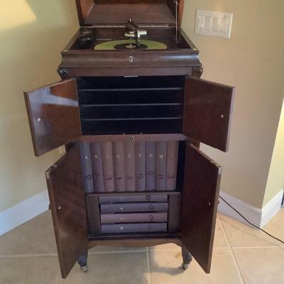 With complete record library