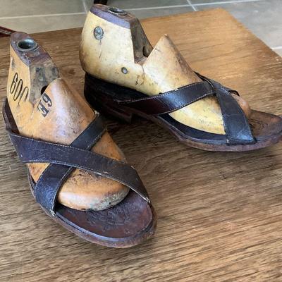 With Leather shoes