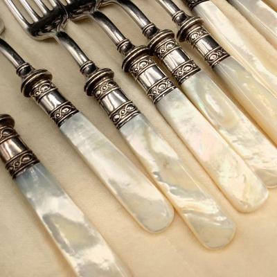 Sterling and mother of pearl
