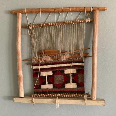 19th Century Navajo upright weaving loom