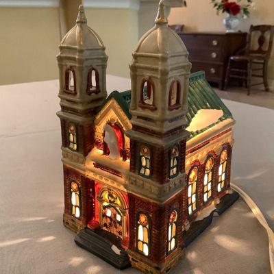 Lighted church nightlight