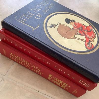 Art books, Chinese, Japanese and Native American
