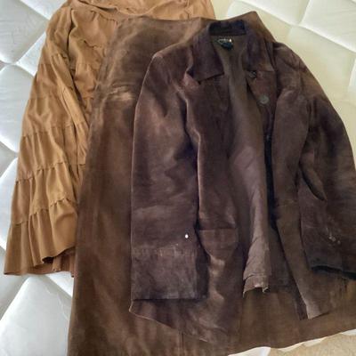 Leather Jacket, skirt
