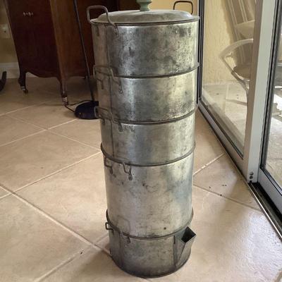 Antique 5 Tier Steam Food Cooker