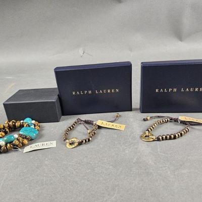 Lot 45 | 3 Ralph Lauren Bracelets
