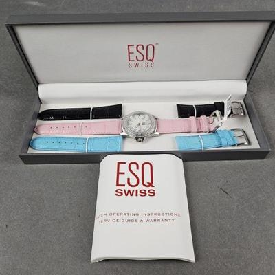 Lot 73 | New ESQ Swiss Watch with Extra Bands
