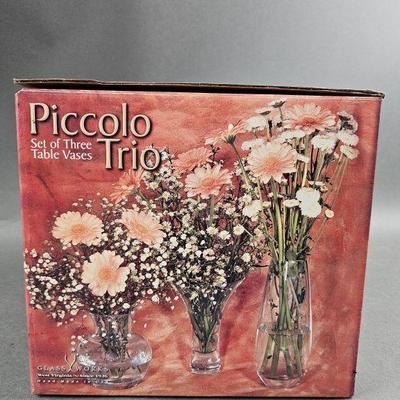 Lot 214 | New Piccolo Trio Set of Three Table Vases
