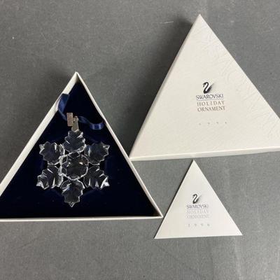 Lot 68 | 1996 Swarovski Holiday Snowflake Ornament
