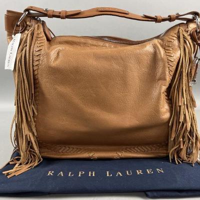 Lot 51 | Ralph Lauren Leather Fringe Purse NWT
