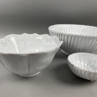 Lot 94 | Set of 3 Bowls Vietri Pottery
