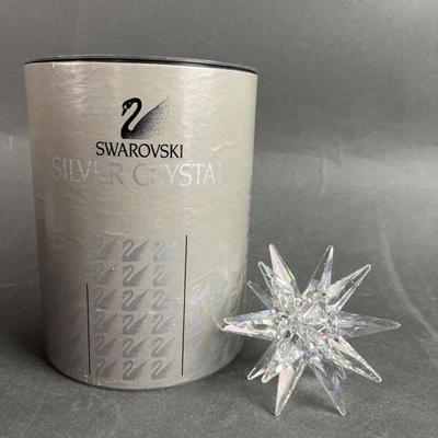 Lot 29 | Swarovski Silver Crystal Star Candle Holder
