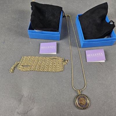Lot 82 | Bellezza Bracelet and Coin Necklace
