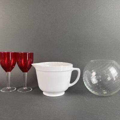Lot 211 | Pilgrim Glass Vase & More
