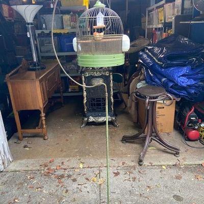 Vintage bird cage