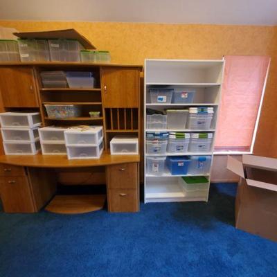 Tons of plastic storage 
