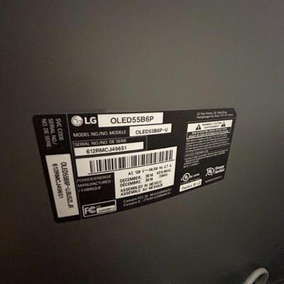 LG 55” OLED TV OLED55B6P