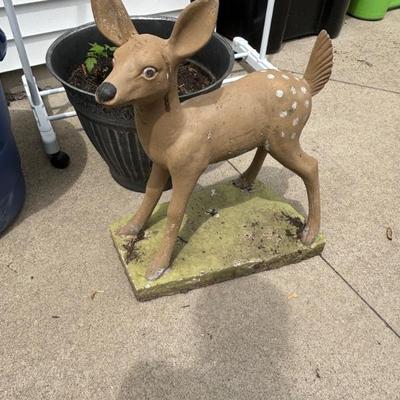 concrete deer 