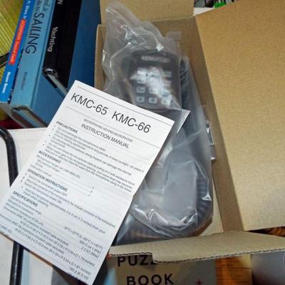 •	NIB -10- KENWOOD MICROPHONES KMC-65 KMC-66
•	NIB- 5 -KENWOOD KES-3 (S) 
•	NIB - SPEKTRUM DX8-e
