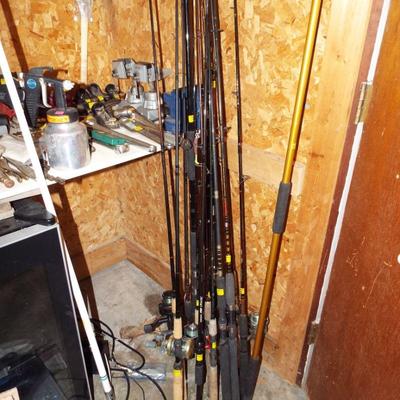 FISHING RODS, LURES AND MORE
