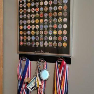Scout Poster and Medals 