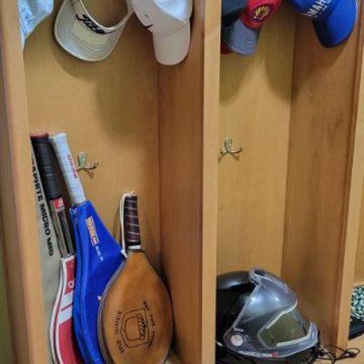 Racquets, Hats and Helmet 