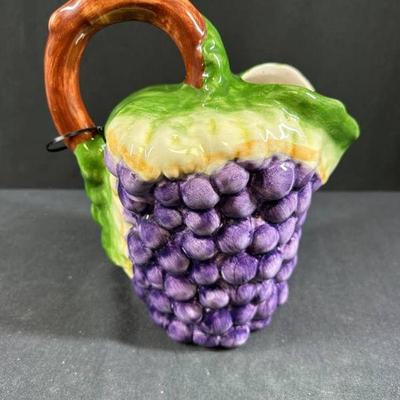 GRAPES PITCHER