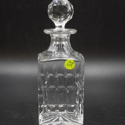 SAINT LOUIS CRYSTAL WHISKEY DECANTER MANHATTAN