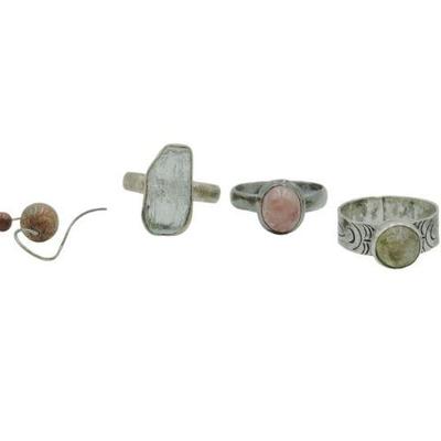 STERLING SILVER JEWELRY LOT - 5 PIECES