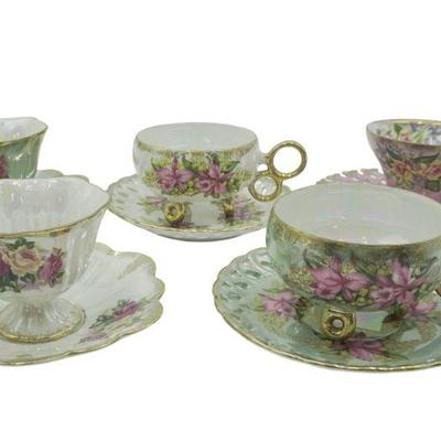 10 PC ROYAL HALSEY LUSTERWARE
