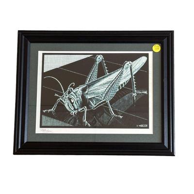 SIGNED MAURITS CORNELIS ESCHER (1898-1972) GRASSHOPPER
