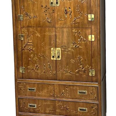 DREXEL HERITAGE DYNASTY CHINOISERIE CABINET