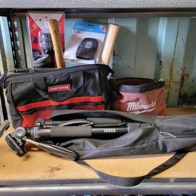 #3044 • Tools with Tool Bags & Tripod
