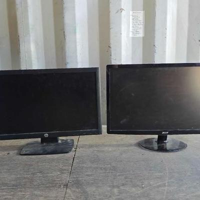 #4024 • HP Pro Display P221 Monitor & Acer S232HL LCD Monitor
