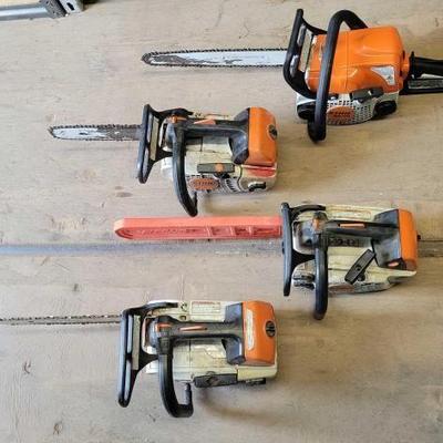 #3028 • (4) Stihl Chainsaws
